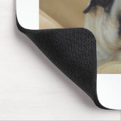Süßer Mops Mousepad (Ecke)