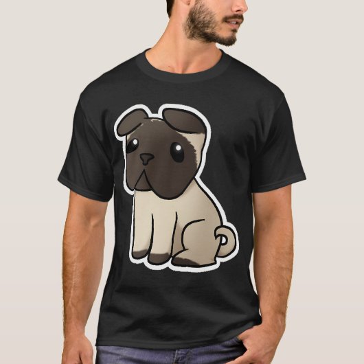 Süßer Mops T-Shirt (Vorderseite)