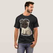 Süßer Mops T-Shirt (Vorne ganz)