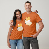 Süßer müder Corgi T-Shirt (Unisex)