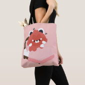 Süßer müder Roter Panda Tasche (Von Nahem)