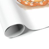 Süßer Mumienbär Halloween Geschenkpapier (Rolleneckpunkt)