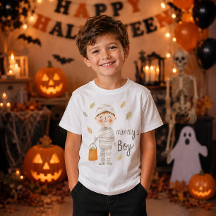 Süßer Mummy-Boy Halloween Trick-or-Treat T-Shirt