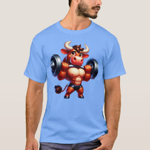 Süßer muskulöser Bulle T-Shirt