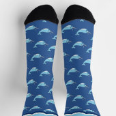 Süßer Narwal-Wal Socken (Oben)