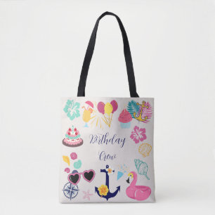 Süßer nautischer Geburtstag Tasche