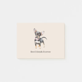 Süßer niedlicher brauner Cream Chihuahua Hund best Post-it Klebezettel