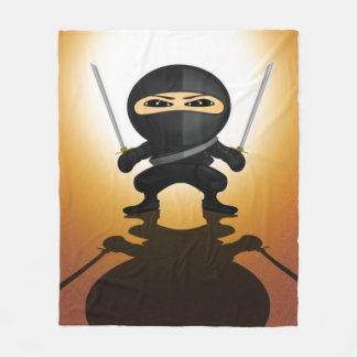 Süßer Ninja-Junge Anime-Gamer-Mauspad Katana Fleecedecke