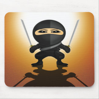 Süßer Ninja-Junge Anime-Gamer-Mauspad Katana Mousepad