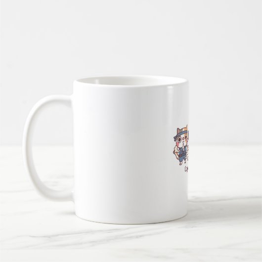 Süßer Ninja-Nachahmer Ninjutsu Kaffeetasse (Links)