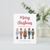Süßer Nussknacker Frohe Weihnachten (Stehend Vorderseite)