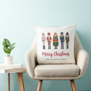 Süßer Nussknacker Frohe Weihnachten Kissen