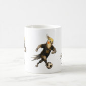 Süßer Nymphensittich-Fußballspieler Kaffeetasse (Mittel)