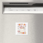 Süßer oder drei niedliche Geister Groovy 3. Geburt Magnet (In Situ (Geschirrspüler))