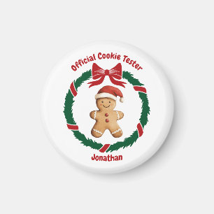 Süßer offizieller Cookie-Tester Weihnachten Magnet
