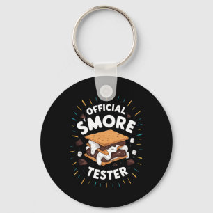 Süßer offizieller S'more Tester Smores lustiger Ca Schlüsselanhänger