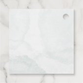 Süßer Oh Baby geschlechtsneutraler Elefant Geschenkanhänger (Rückseite)