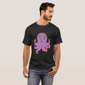 Süßer Oktopus Hot Dog T-Shirt (Vorne ganz)