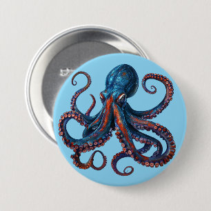 Süßer Oktopus Pin - Benutzerdefinierter Knopf Abze Button