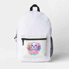 Süßer Oktopus-Rucksack für den Schulbeginn Bedruckter Rucksack