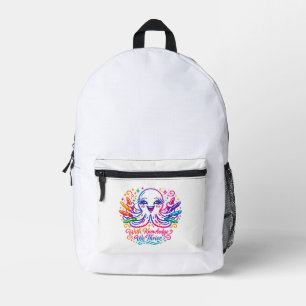 Süßer Oktopus-Rucksack für den Schulbeginn Bedruckter Rucksack