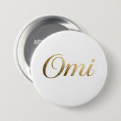 Süßer Omi Button – Oma Geschenk, Omi (Vorne & Hinten)
