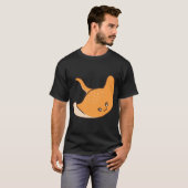 Süßer orange Stachelrochen T-Shirt (Vorne ganz)