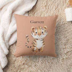 Süßer orange Tiger Kissen