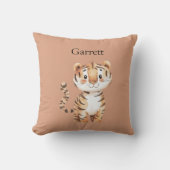 Süßer orange Tiger Kissen (Vorderseite)