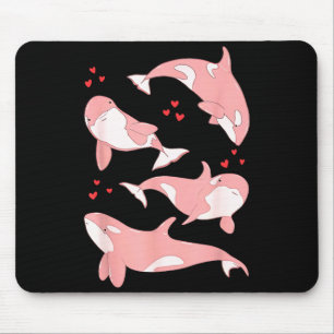Süßer Orca-Wal Meeresbiologe Meerestiere Valen Mousepad