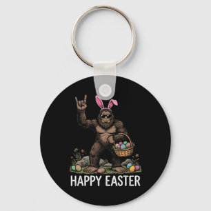 Süßer Oster Bigfoot Rocking Ostern Lustiges Ostere Schlüsselanhänger