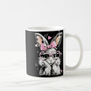 Süßer Osterhase für Frauen rosa Kaninchen Coquette Kaffeetasse