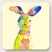 Süßer Osterhase Getränkeuntersetzer (Vorderseite)