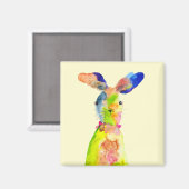 Süßer Osterhase Magnet (Vorderseite/Rückseite)
