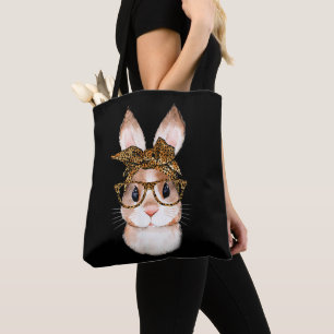 Süßer Osterhase Mama Oster Leopard Jahr des R Tasche