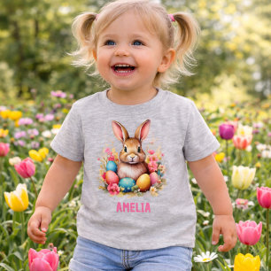 Süßer Osterhase mit Brille Baby T-shirt