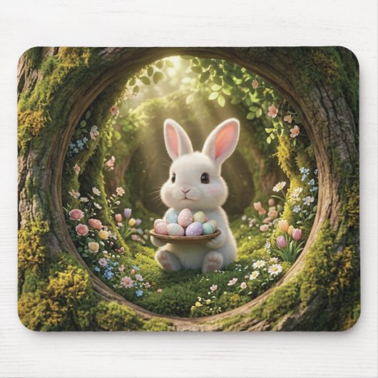 Süßer Osterhase Mousepad (Vorne)