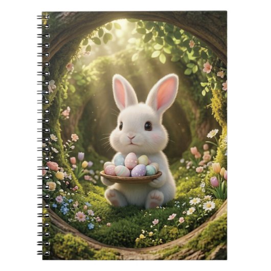 Süßer Osterhase Notizblock (Vorderseite)