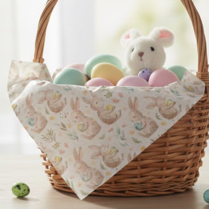 Süßer Osterhase Pastell-Hase und Eier Frühling Geschenkpapier