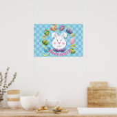 Süßer Osterhase Poster (Küche)