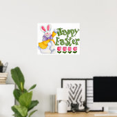 Süßer Osterhase Poster (Heimbüro)