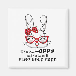 Süßer Osterhase Roter Glas Bogen Hasenliebhaber Gr Magnet