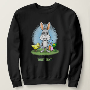 Süßer Osterhase und das Huhn Sweatshirt