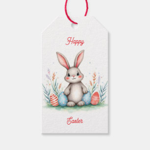 Süßer Osterhase und Eier Beliebte Sammlung Geschenkanhänger
