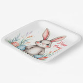 Süßer Osterhase und Eier Beliebte Sammlung Pappteller (Gewinkelt)