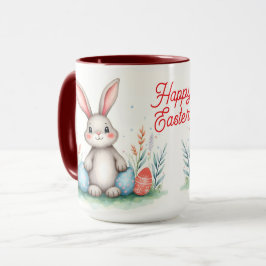 Süßer Osterhase und Eier Beliebte Sammlung Tasse
