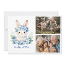Süßer Osterhase Wasserfarbe Hortensie 2 Foto