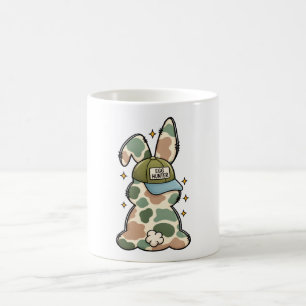 Süßer Osterhasen-Eierjäger – Lustige Tarnkappe Kaffeetasse