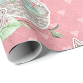 Süßer Osterliebe-Hase Geschenkpapier (Rolleneckpunkt)