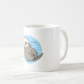 Süßer Otter Kaffeetasse (VorderseiteRechts)